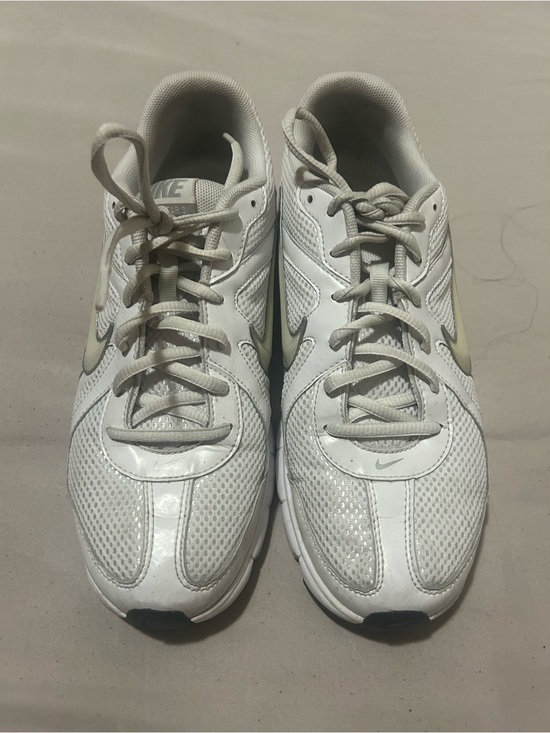 Nike Shoes - Nike White and Light Gray Women's Athletic Shoes